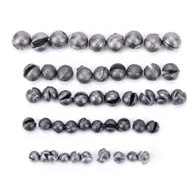 100 шт./пакет рыболовный грузик из свинца рыболовные аксессуары Jig Head свинцовые пуля вес Мягкая приманка Texas группа 0,35g-1g на выбор