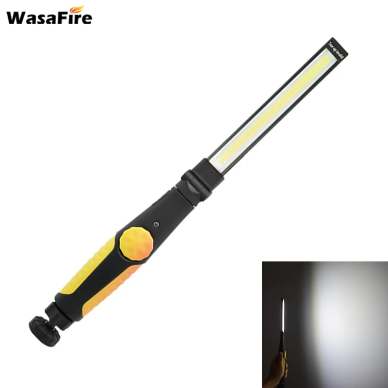 

5pcs/lot USB Rechargeable Torch Magnetic Lantern Flashlight COB LED Working Light Emergency Cob Lamp For Hunting Car Repairing