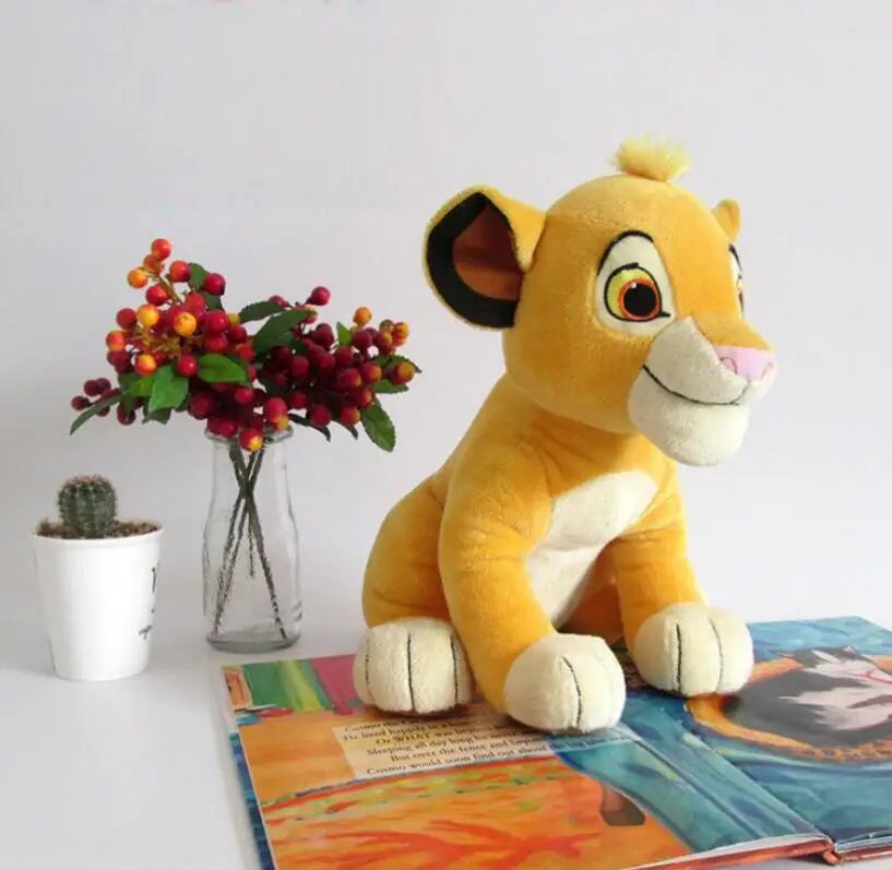 

Sitting High 35cm High Quality Cute love Simba The Lion King Plush Toys Simba Soft Stuffed Animals doll For Birthday Gifts 1pcs