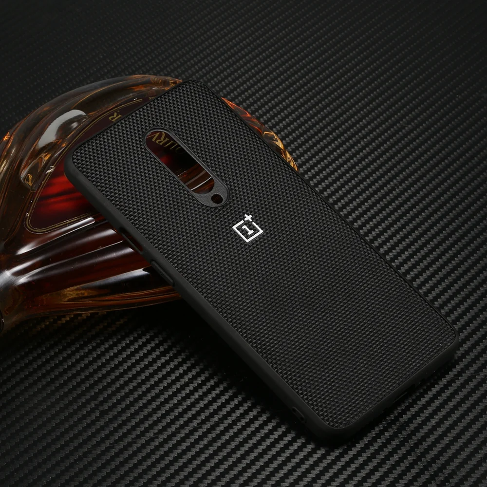 العلامة التجارية الفاخرة غطاء نيلون حالة ل Oneplus 7 برو 7pro 6 t 6 عودة حالات و يغطي الرسمية تصميم