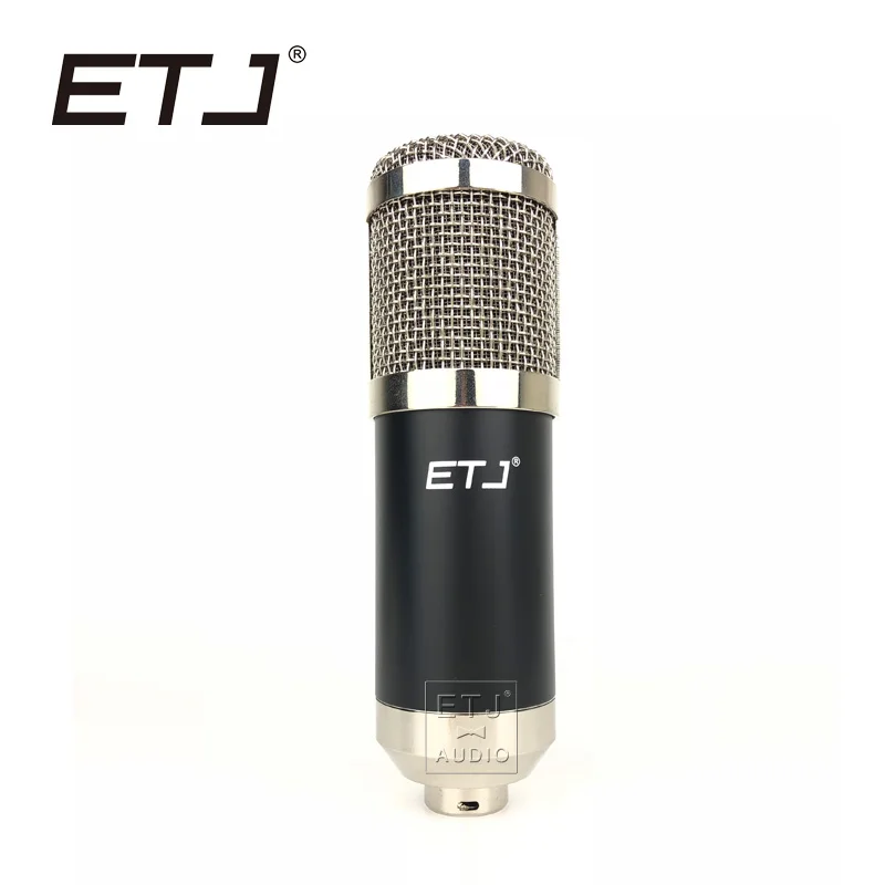 

ETJ Brand Professional Condenser Microphone Karaoke Studio Recording Metal Microphone Free Shipping 800B