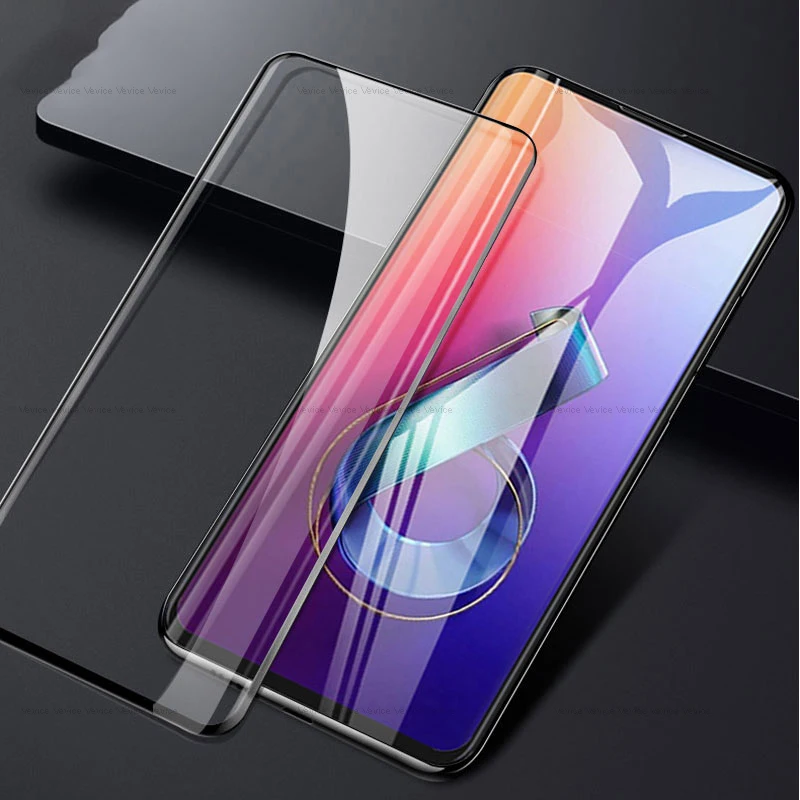 

Full Cover Tempered Glass For ASUS Zenfone 6 ZS630KL 6 2019 6Z Max Plus M2 Max Shot ZB634KL Screen Protective Film For 6 ZS630KL
