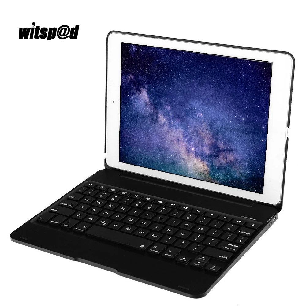 

Witsp@d Cover For iPad Air Keyboard Case Bluetooth Wireless Backlit Keyboard with Protective Cover for iPad 9.7Inch 2017 New