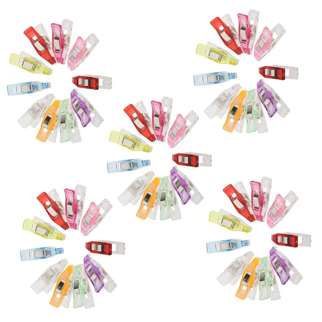 

50 pieces Mixed Color Clips DIY Sewing Accessory Sewing Clips