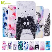 Чехол-книжка с бумажником для huawei Honor 7A Pro 5,", Чехол для телефона в стиле книги для huawei Y6 Prime, чехол с 3D видением, кожаный чехол s Coque