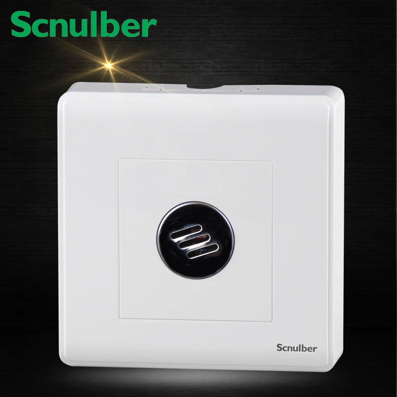 

free shipping surface type 86mm landing bathroom wall acoustic light activated delay switch