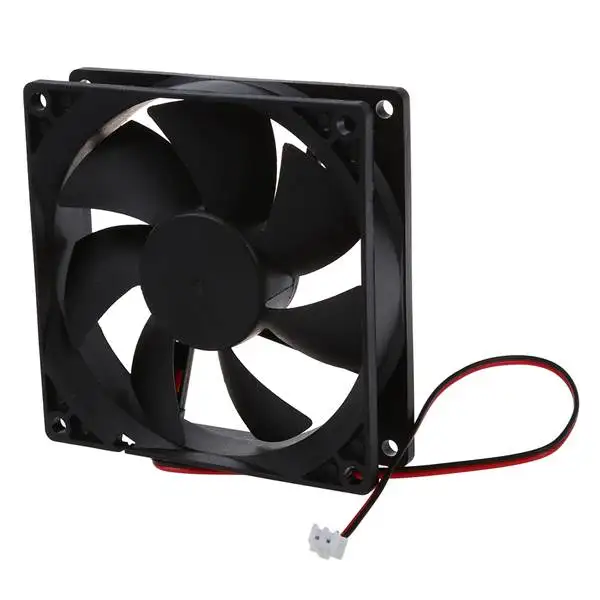 92 مللي متر x 92 مللي متر x 25 مللي متر DC 12 V 2Pin 65.01CFM وحدة معالجة خارجية للحاسوب وحدة المعالجة المركزية مسند تبريد للاب توب مدمج به مكبر صوت مروحة