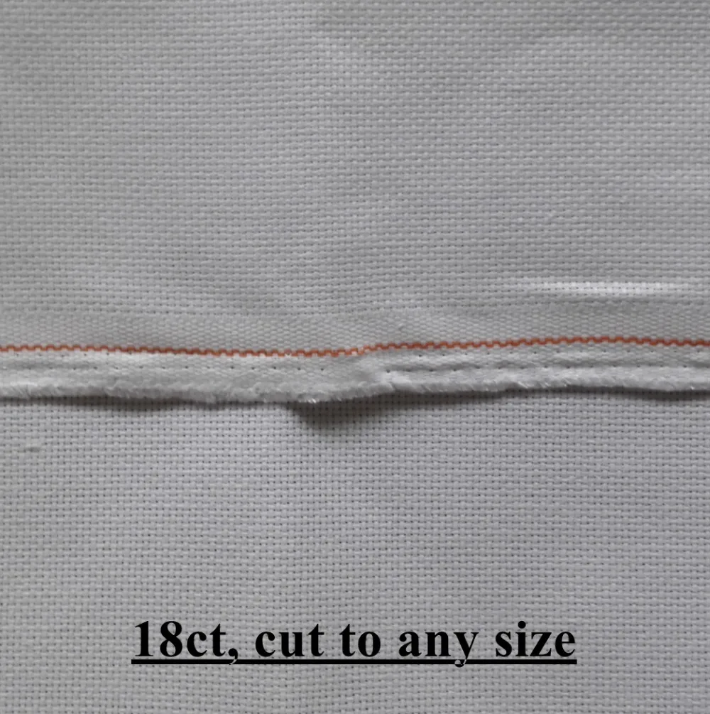 Oneroom ткань для вышивки крестиком Aida 18ct белая ткань для вышивки крестиком холщовая ткань для x строчки маленькая сетка DIY Ручная
