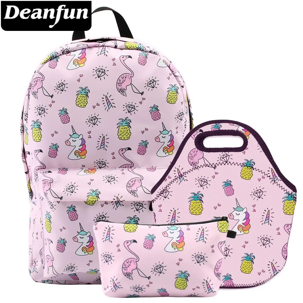 Рюкзак для девочек подростков Deanfun Водонепроницаемый Школьный рюкзак с