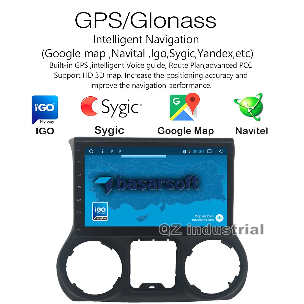 Clearance QZ industrial HD 10.2" 8core Android 8.1 T8 for Jeep Wrangler Car DVD player with 3G 4G WIFI Bluetooth Navi GPS Radio RDS Map 4 Clearance QZ industrial HD 10.2" 8core Android 8.1 T8 for Jeep Wrangler Car DVD player with 3G 4G WIFI Bluetooth Navi GPS Radio RDS Map 4