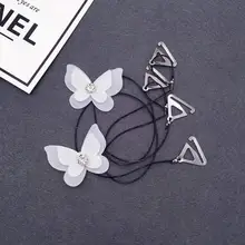 Новая волна бабочка прозрачный невидимый плечевой ремень модное нижнее белье бюстгальтер ремень Регулируемый скольжение Пряжка плечевой ремень