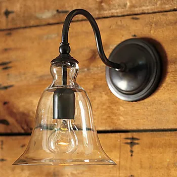 

Edison Wall Lamps with Glass Shade and Metal Bracket Loft Industrial Vintage Wall Light Lamp for Home Lighting Decor Wall Sconce
