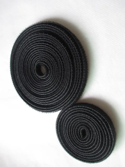 25M*1cm Nylon Cable Ties Straps Roll Wraps Hook Loop Fastener For Laptop Computer TV Wire Cord Management Organizer magic tape |