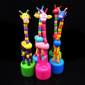 

US STOCK Wooden Toy Gift Baby Kids Intellectual Development Early Learning Q Animals Toys
