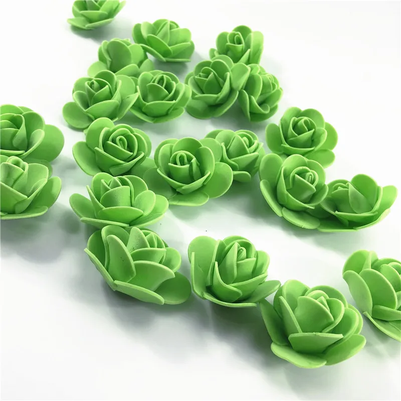 Новинка PE Rose 200 шт. свадебный ручной Букет Роза для рукоделия искусственная