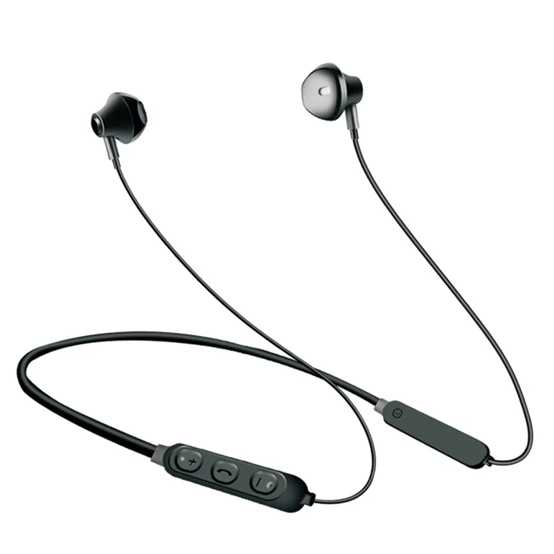 Беспроводные Bluetooth наушники, наушники BT 5,0, водонепроницаемые спортивные наушники, басовые стерео наушники с микрофоном для iPhone, Android, xiaomi - Цвет: Black A10