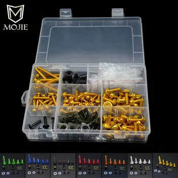 

Fairing Screw Bolt Motorcycle Body Spire Speed Fastener Clips Screw Spring Bolts Nuts For Kawasaki ZXR1000 ZRX1200 NINJA 300 H2R