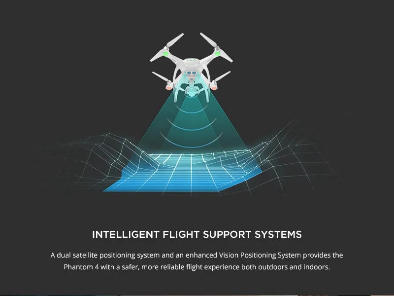 DJI Phantom 4 With 4K HD Camera Avoid Obstacles Automatically RC Quadcopter RTF