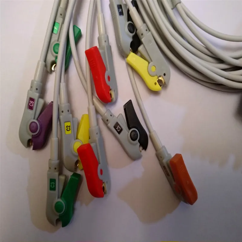 Кабель для ЭКГ совместимый Mortara Eli230/100 10 свинцовых EKG leadwires электрокардиографии