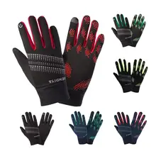 Лыжные защитные перчатки Зимние перчатки для велоспорта с сенсорным экраном женские и мужские теплые растягивающиеся вязаные рукавицы полный палец Guantes ветрозащитные теплые