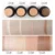 1шт Макияж Основа Тени Консилер Палочка С Кистями Для Макияжа Maquiagem Contour Palette Кремовое Покрытие Масло-Контроль Красоты