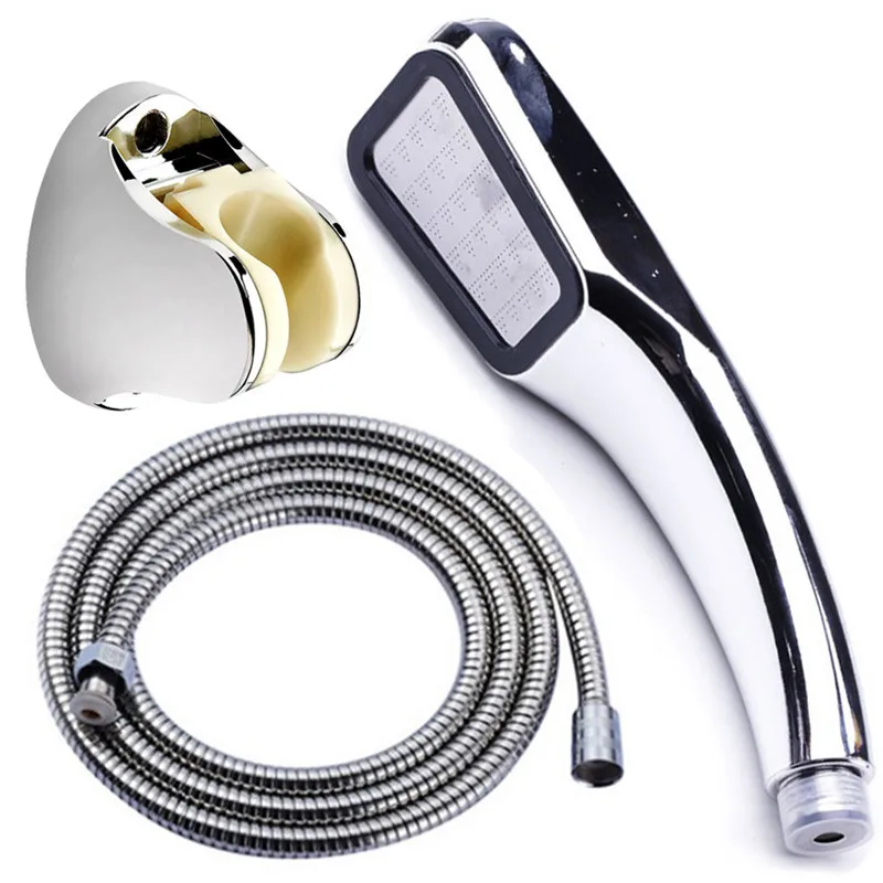 

HandHeld Shower Head High Pressure 300 Hole Pressurized Water Saving Showerhead Bathroom Bath Sprayer Hand Water Booster 4YANG