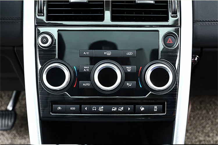 

Stainless Steel Black Brushed Center Mode Button Frame Trim For Land Rover Discovery Sport 2015-17 Auto Parts