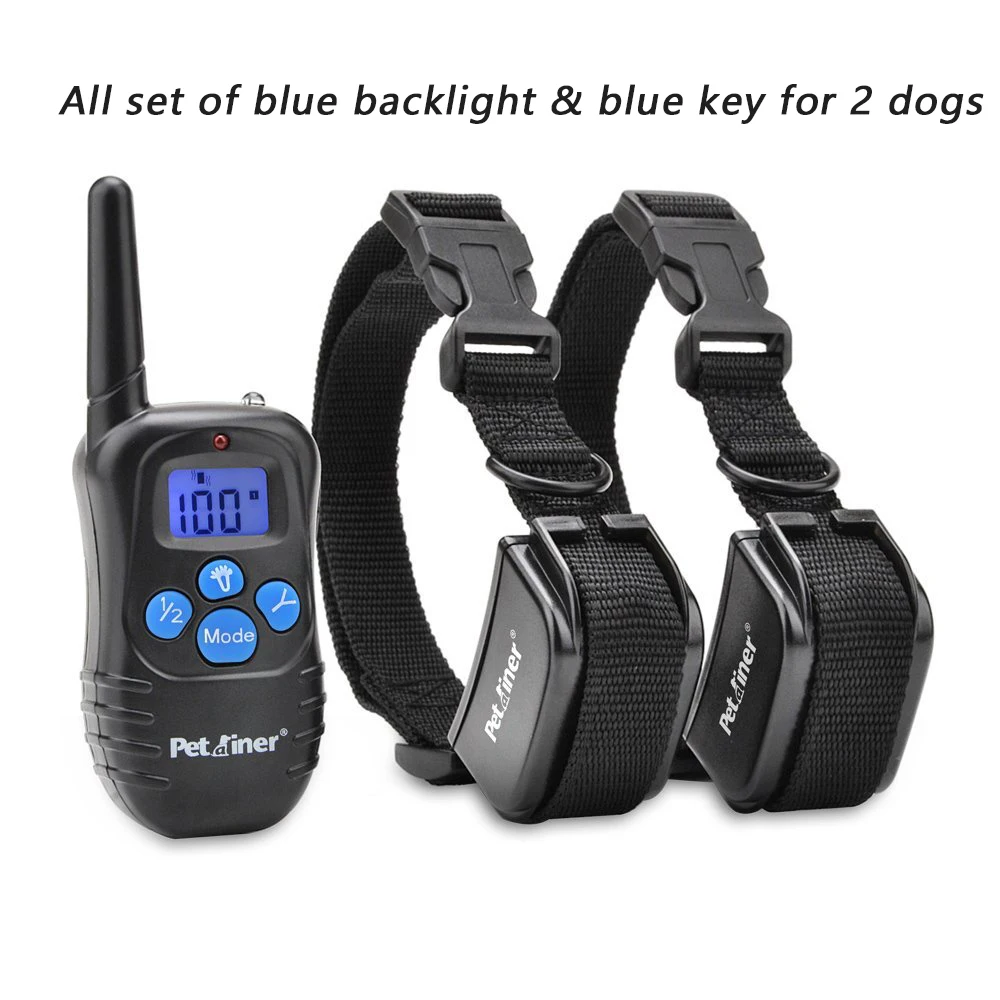Pet Dog Training Collar 300M Electric Shock Vibra Remote Control Anti