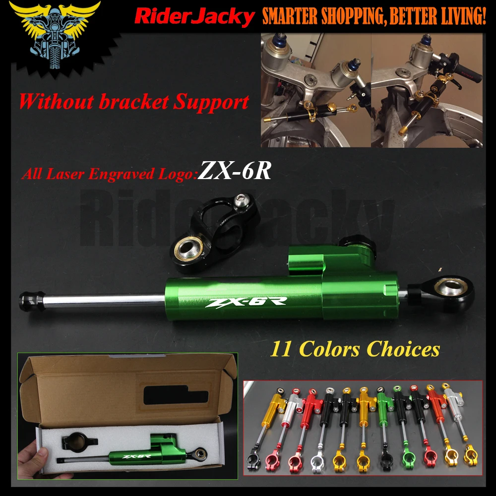 Universal CNC Aluminum Adjustable Motorcycle Steering Damper Stabilizer