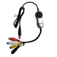 USB2.0 Карта видеозахвата, аналоговый преобразователь видео и аудио в цифровой формат для windows 7/8/10, так как MPEG2/4 с Arcsoft редактировать программное обеспечение