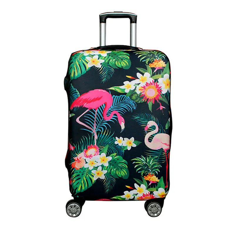 3D с рисунком Фламинго эластичные Чемодан Защитные чехлы для 18-30 дюймов для чемодана, чехла защиты от пыли Дорожный Чехол аксессуары