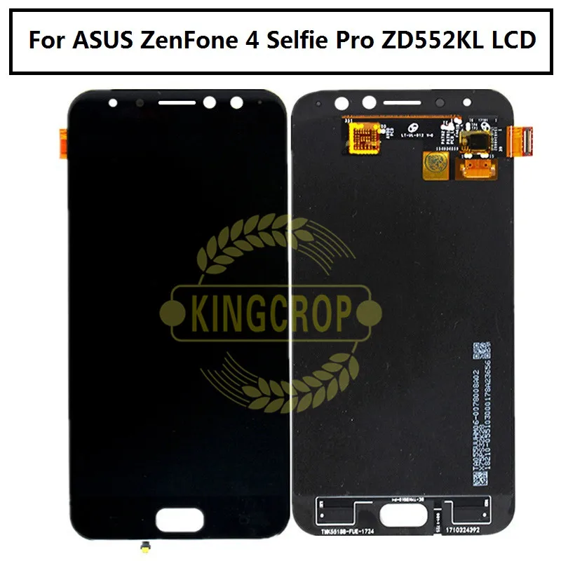 Для ASUS ZenFone 4 Selfie Pro ZD552kL ЖК-дисплей с рамкой сенсорный экран дигитайзер полная