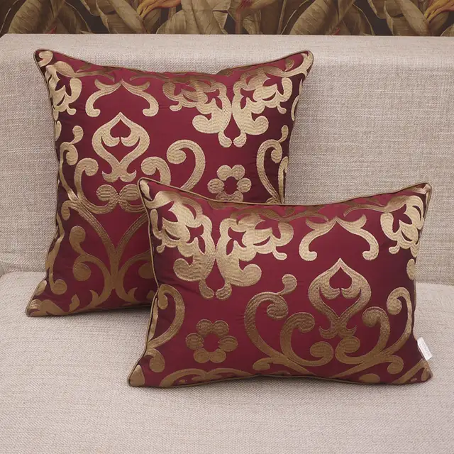 Red Checks Sofa Throw Covers European Luxury Cushion Clic Pillow Cases Chic Back 45x45cm Free Shipping Red Checks Sofa Throw Covers European Luxury Cushion Clic Pillow Cases Chic Back 45x45cm Free Shipping