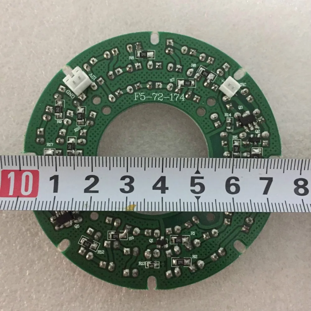 940nm ночное видение 72 ИК светодиоды Белый Черный ИК инфракрасный светильник для камеры наблюдения CCTV части невидимые ночью