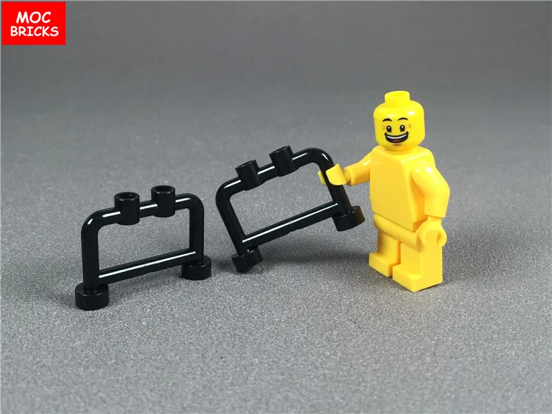 

10pcs/lot Black Bar 1 x 4 x 2 with Studs fit with 4083 Educational Building Blocks Action Figure DIY Toys Dolls children gifts
