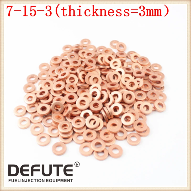 Форсунка для инжектора common rail 9001850C медная шайба 9001 850C Толщина медного кольца = 3 мм