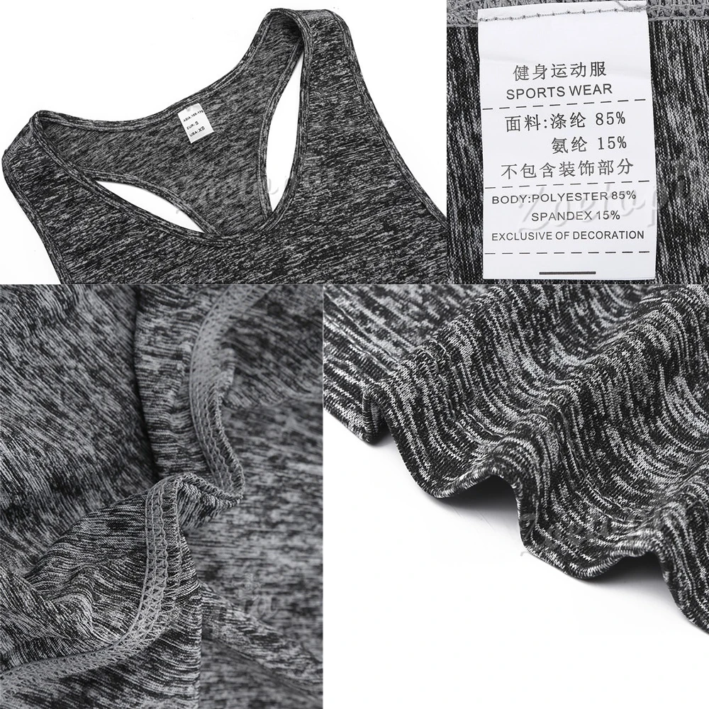 Sleeveless Yoga T Shirts Gym Sports Vest Fitness Base Layer Training Sportswear Running Tank Tops Shirt Female Quick Dry Jerseys sports t shirt yoga top yoga shirt sports shirt sports tank