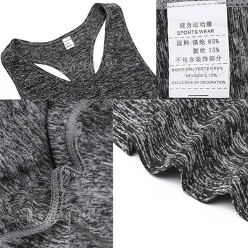 Yoga Sleeveless T Shirts Gym Sports Vest Fitness Base Layer Training Sportswear Running Tank Tops
