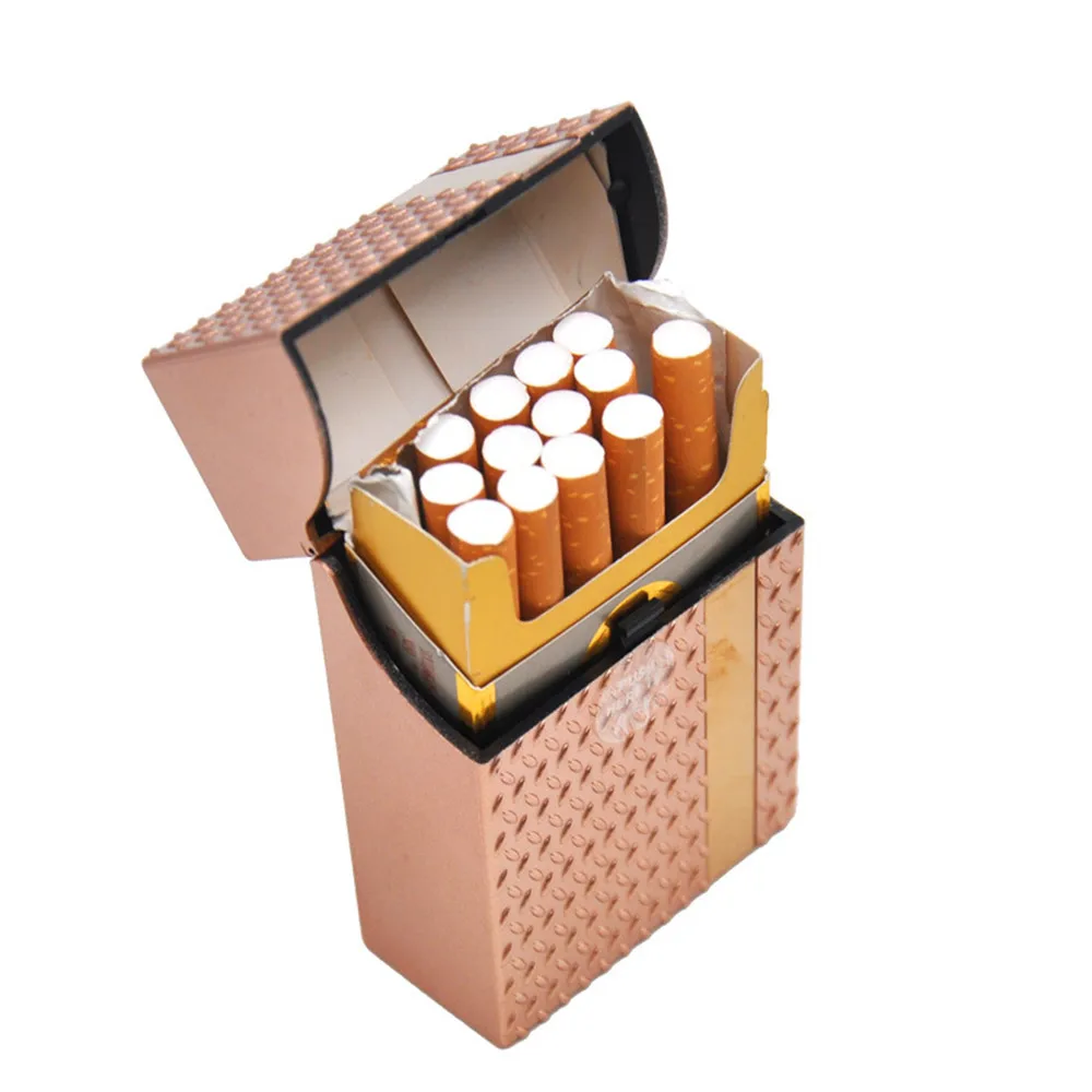 

5 colors Portable Sugar Skull Plastic Cigarette Box Holder Tobacco Storage Hard Case Sleeve Pocket mini cigarette box Gift