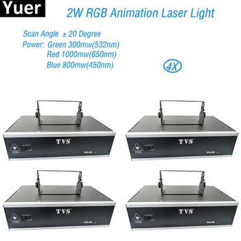 cheap 2W Draadloze Afstandsbediening LED Animatie Laser Verlichting RGB Laser Lijnen Beam Scans DMX512 DJ Dance Bar Party KTV Disco effect Verlichting