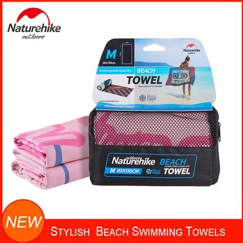Toalha de Praia Toalhas do Corpo Leve e Compacto para Acampamento ao ar Naturehike Grande Rápido Seco Chuveiro & Livre Natação Viagem Toalha