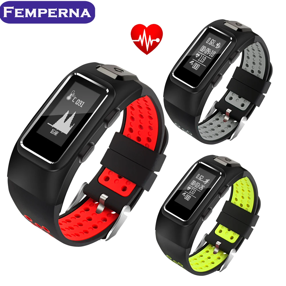 

Femperna DB10 GPS Heart Rate Smart Wristband Bracelet IP68 Waterproof Sport Activity Tracker Altitude Temperature Smart Band