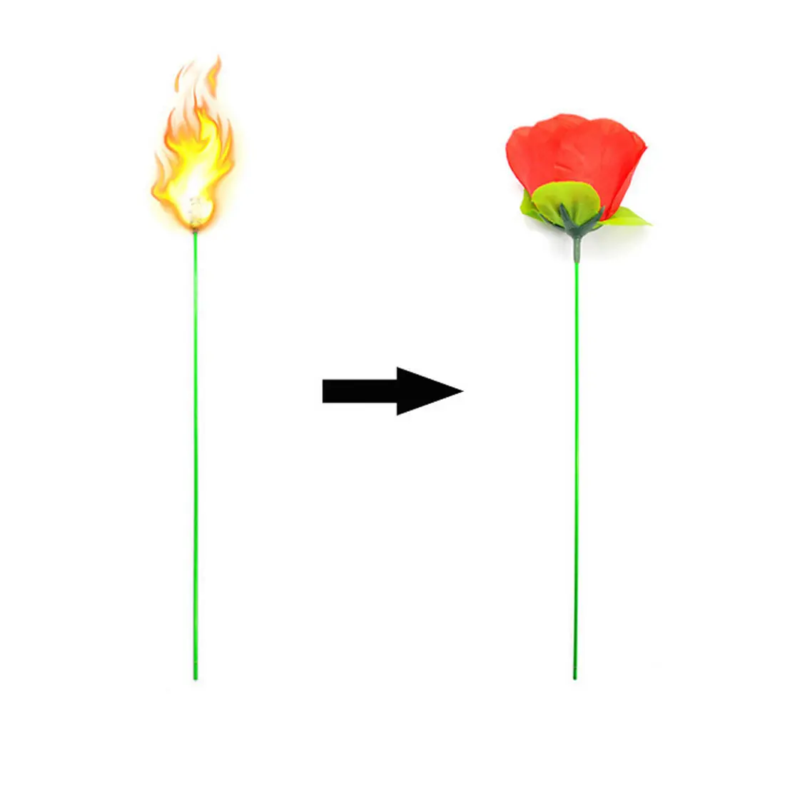 Реквизит для выступлений с розами иллюзорный реквизит фонарь с цветами фонарь с розами огонь магический трюк пламя появляющийся цветок профессиональный магический