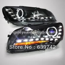 North American версия Passat B7 LED Ангельские глазки фара 2012-2013 год tlzv1