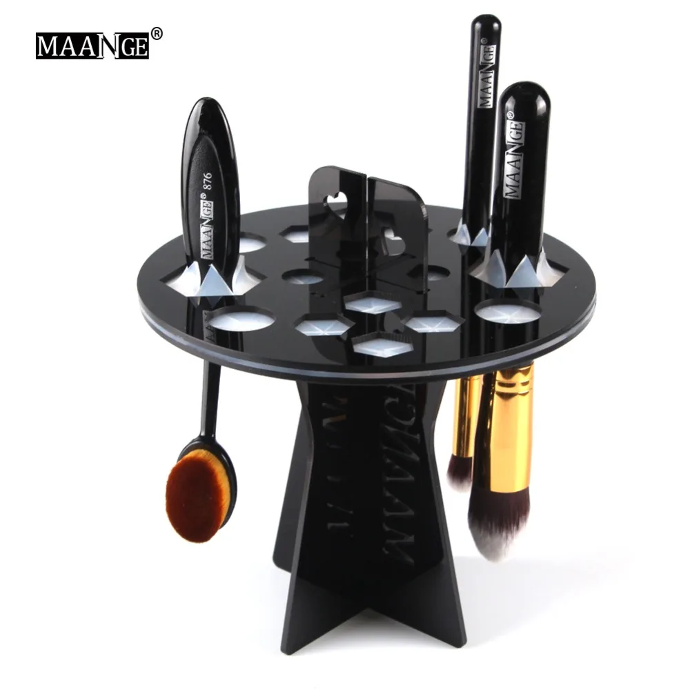 

Pro Make up Brush Set Dry Rack Drying Brushes Shelf Multifunction Stand Display Cosmetic Clean Tool Wash Makeup Brush Holder