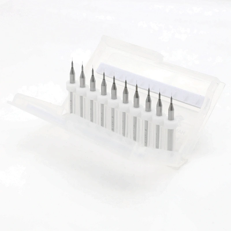 0 1 мм 15 10 шт./компл. вольфрамовый Карбид Dremel PCB Drill Set Electric Metal Router инструменты для