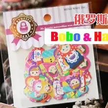 70 шт./упак. Милая русская кукла мини стиль бумажный дневник стикер Скрапбукинг Украшение этикетка