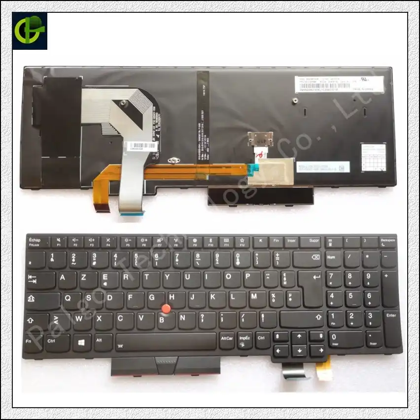 Azerty Backlit Keyboard for Thinkpad T570 T580 P51S P52S 20L9 20LA 01EN928 01EN958 01ER500 01HX219 01HX259 FR|Replacement Keyboards| - AliExpress