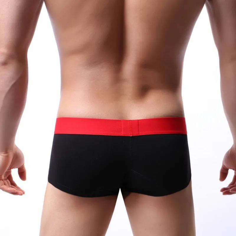 New Men Sexy Underwear Boxers Cotton Cueca Boxer Shorts Trunks Men Gay Underpant Bottoms Sleepwear Men Shorts Size XL