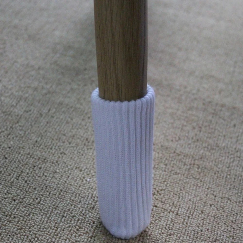 4 шт. носки для ног с защитой от пола плотная вязка для мебели противоскользящая Защитная крышка для стола